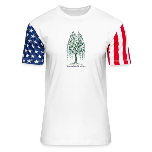 Easter Branches Bow Willow T Shirt, Easter Gift - Unisex Stars & Stripes T-Shirt