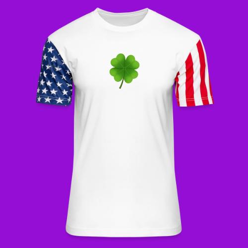 Four leaf clover - Unisex Stars & Stripes T-Shirt