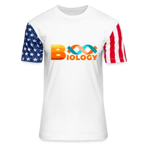 Biology: Life Unfolded - Unisex Stars & Stripes T-Shirt