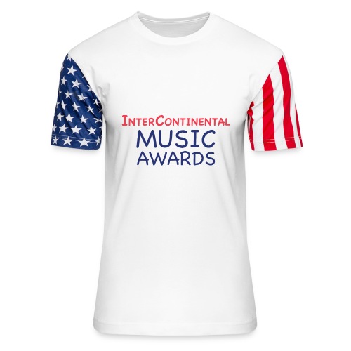 ICMA Logo - USA Flag - Unisex Stars & Stripes T-Shirt