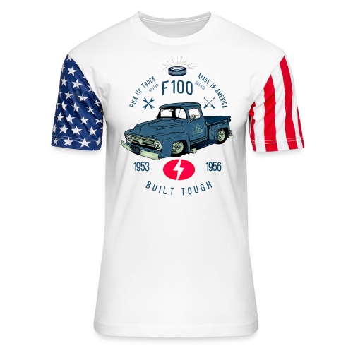F100 Built Tough - Unisex Stars & Stripes T-Shirt