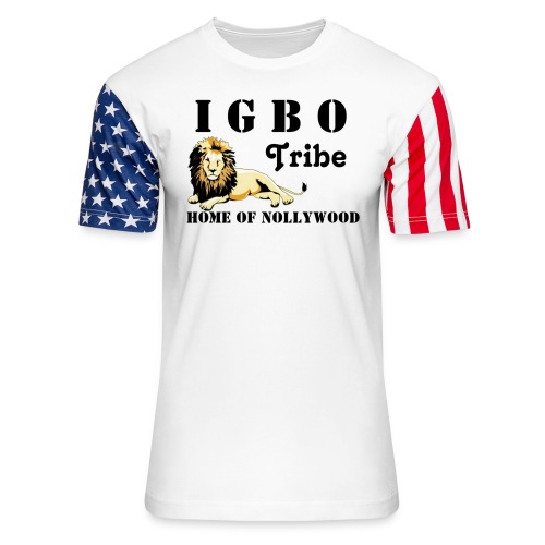 Igbo Tribe In West Africa - Unisex Stars & Stripes T-Shirt
