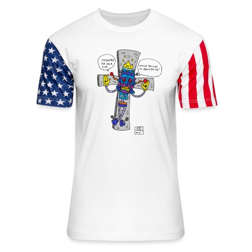 PCN Machine Christ - Unisex Stars & Stripes T-Shirt