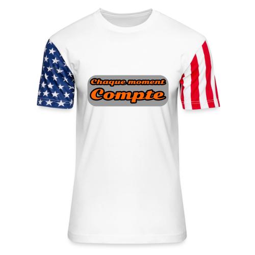 Every moment counts - Unisex Stars & Stripes T-Shirt