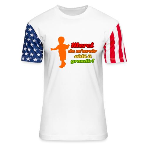 Growing Thanks to You - Unisex Stars & Stripes T-Shirt