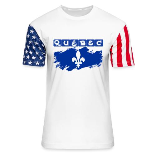 Québec la Belle province - Unisex Stars & Stripes T-Shirt