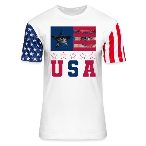 Stars and Vision USA - Unisex Stars & Stripes T-Shirt
