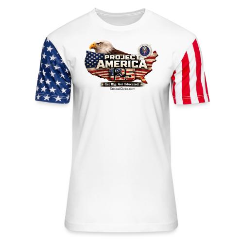 Get Big. Get Educated. Collection - Unisex Stars & Stripes T-Shirt