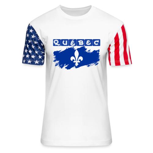 Québec la Belle province - Unisex Stars & Stripes T-Shirt