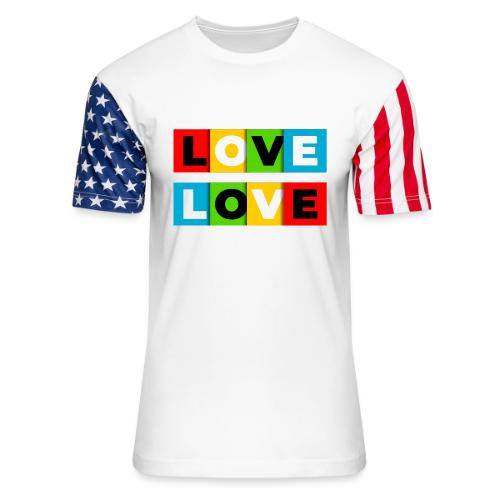 Love in Color - Unisex Stars & Stripes T-Shirt