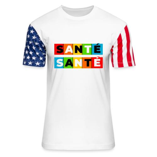 Santé en couleurs - Unisex Stars & Stripes T-Shirt