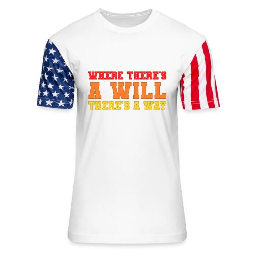 Willpower Wins - Unisex Stars & Stripes T-Shirt
