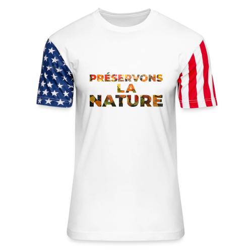 Preserving nature - Unisex Stars & Stripes T-Shirt