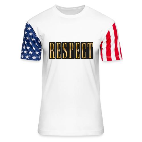 Golden Respect - Unisex Stars & Stripes T-Shirt