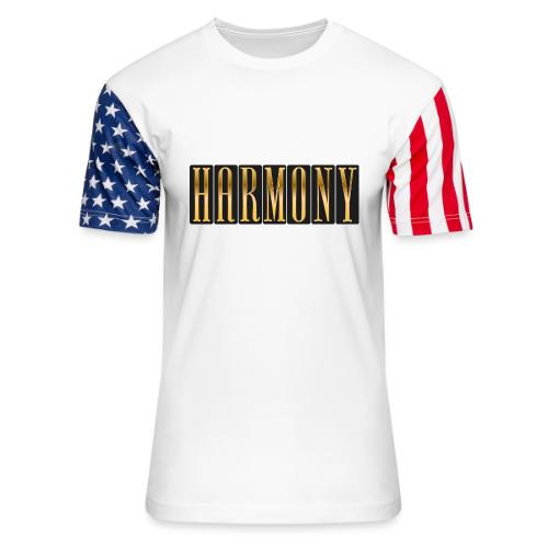 Golden Harmony - Unisex Stars & Stripes T-Shirt