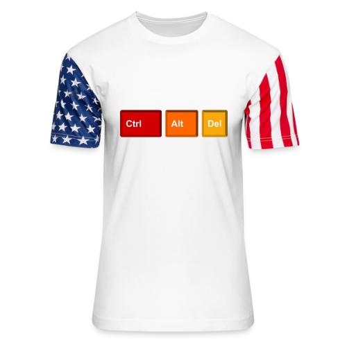 CTRL + ALT + DEL - Unisex Stars & Stripes T-Shirt
