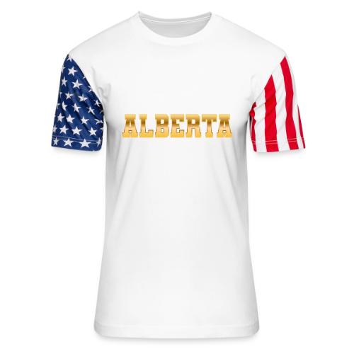 Alberta - Unisex Stars & Stripes T-Shirt