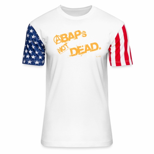 ABAPsNotDead orange - Unisex Stars & Stripes T-Shirt