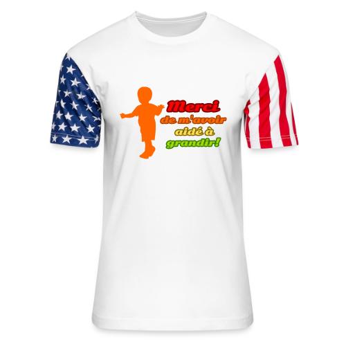 Growing Thanks to You - Unisex Stars & Stripes T-Shirt