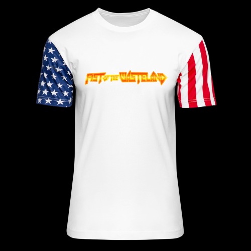 Fist of the Wasteland Logo - Unisex Stars & Stripes T-Shirt