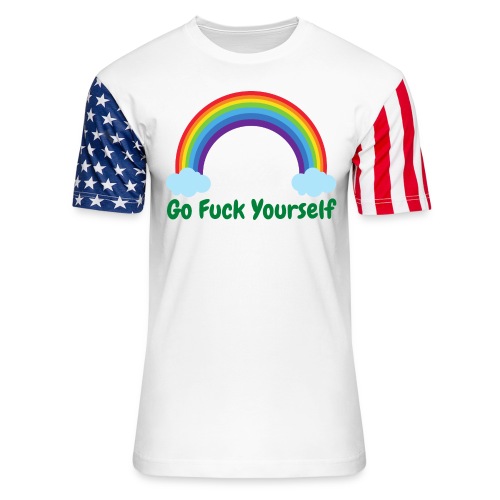 Go Fuck Yourself, Rainbow Campaign - Unisex Stars & Stripes T-Shirt