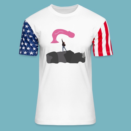 Modern Free Willy - Unisex Stars & Stripes T-Shirt