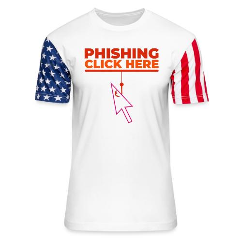 Phishing: Hooked by Deception - Unisex Stars & Stripes T-Shirt