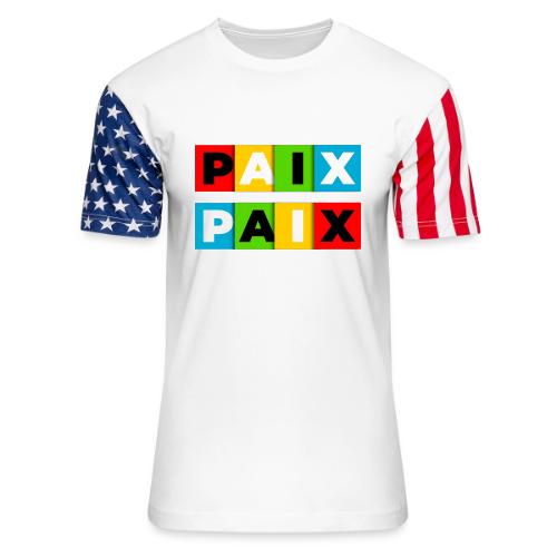 Peace in Colour - Unisex Stars & Stripes T-Shirt