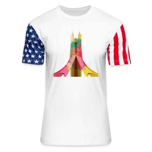 Maqam Echahid: Martyr's Memorial - Unisex Stars & Stripes T-Shirt