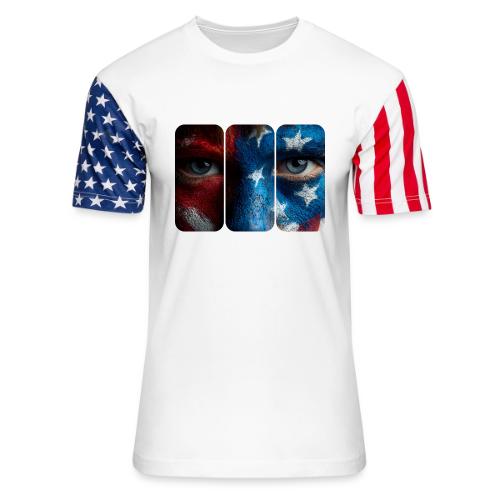 USA: Painted for the Flag - Unisex Stars & Stripes T-Shirt