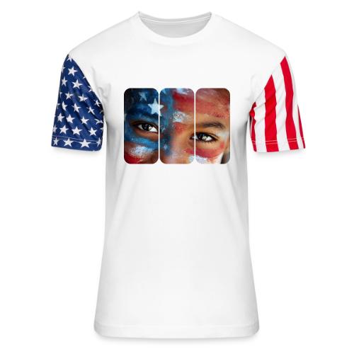 USA: Eyes of the Flag - Unisex Stars & Stripes T-Shirt