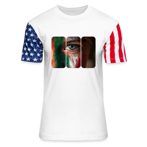Mexico: Pride in Three Colors - Unisex Stars & Stripes T-Shirt