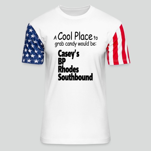 Go Find a Cool Place - Unisex Stars & Stripes T-Shirt