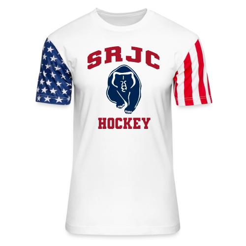 SRJC Hockey Classic Bear 2.0 - Unisex Stars & Stripes T-Shirt