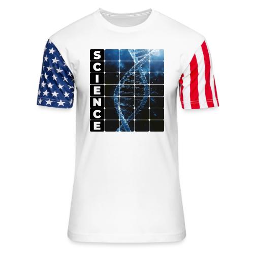 Frozen Code of Science - Unisex Stars & Stripes T-Shirt