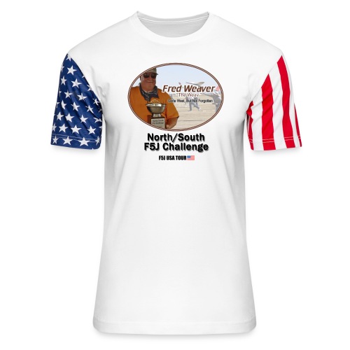 Fred Weaver North/South Challenge - Unisex Stars & Stripes T-Shirt
