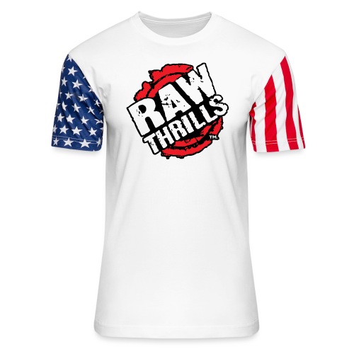 Raw Thrills - Unisex Stars & Stripes T-Shirt