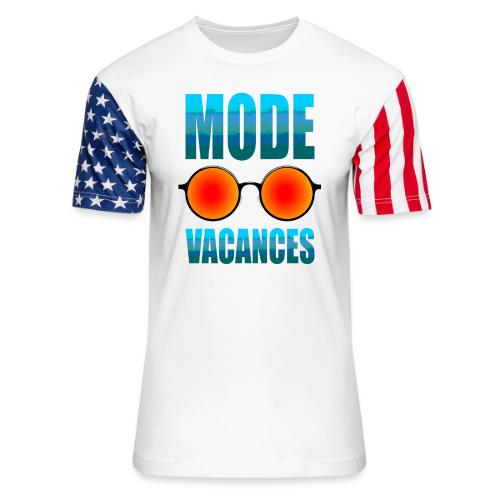Vacation Mode Enabled - Unisex Stars & Stripes T-Shirt