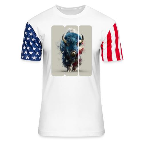 USA: Spirit of the Plains - Unisex Stars & Stripes T-Shirt