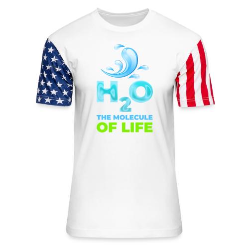 The Molecule of Life - Unisex Stars & Stripes T-Shirt