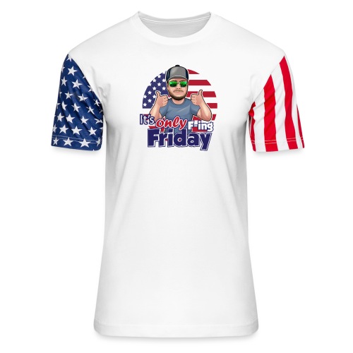 Its Only Friday w/ Hashtag - Unisex Stars & Stripes T-Shirt