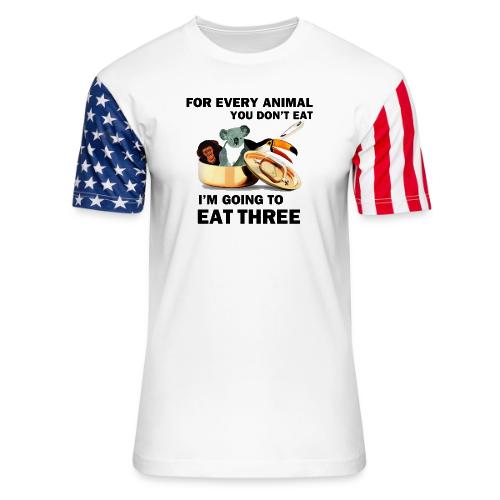 Every Animal Maddox T-Shirts - Unisex Stars & Stripes T-Shirt