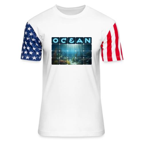 Ocean: Beneath the Surface - Unisex Stars & Stripes T-Shirt