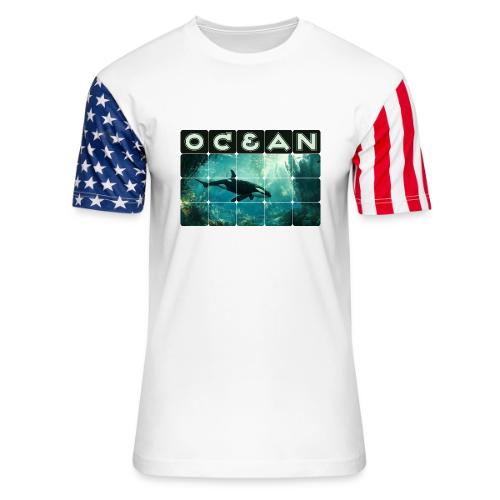 Ocean: Silent Hunter - Unisex Stars & Stripes T-Shirt