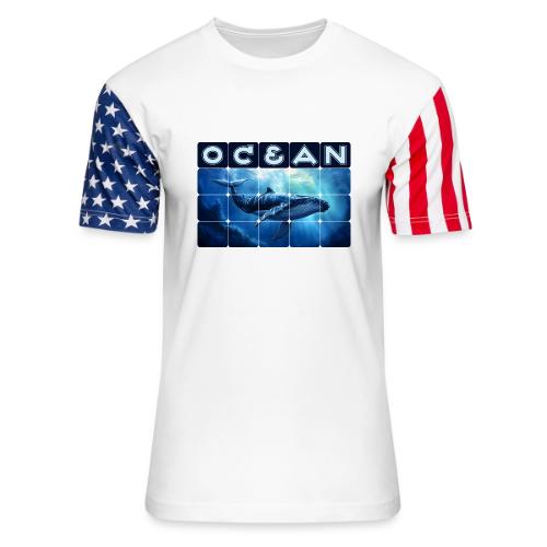 Ocean Titan - Unisex Stars & Stripes T-Shirt
