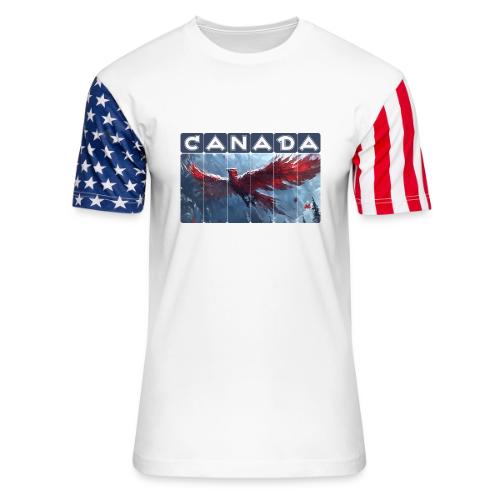 Canada Rising - Unisex Stars & Stripes T-Shirt