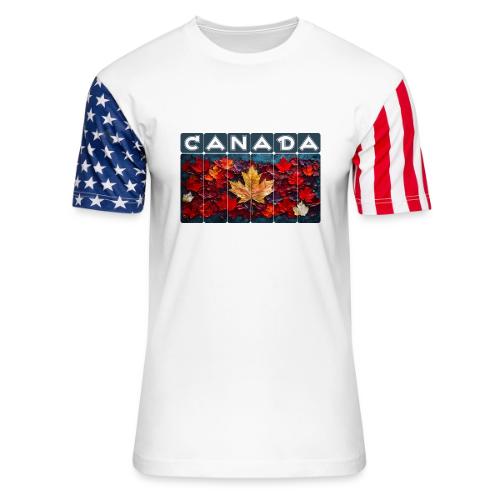 Canada's Living Canvas - Unisex Stars & Stripes T-Shirt