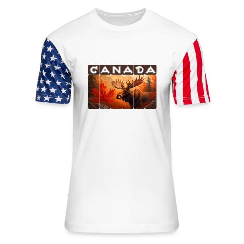 True North Canada - Unisex Stars & Stripes T-Shirt