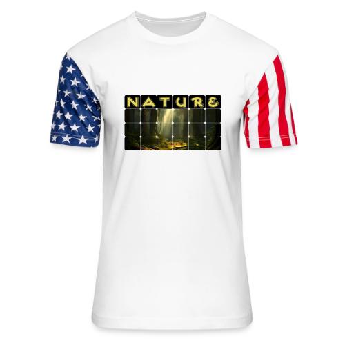 Nature: Sunlit Canopy - Unisex Stars & Stripes T-Shirt