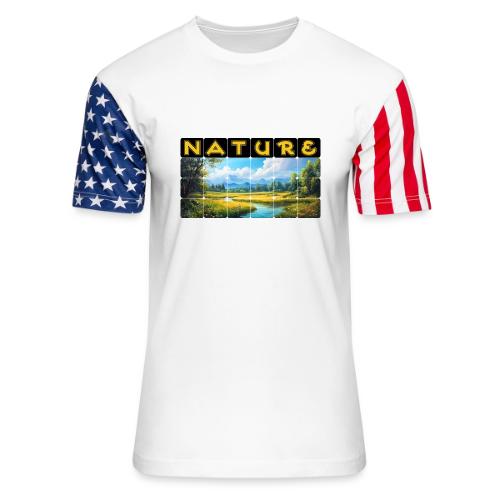 Nature: Season of Bloom - Unisex Stars & Stripes T-Shirt